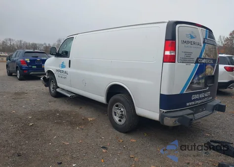 2023 Chevrolet Express Cargo Rwd 2500 Regular Wheelbase Wt from USA, damaged, VIN 1GCWGAFP5P1230752